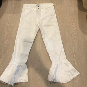 Flying Monkey size 29 white flare jeans